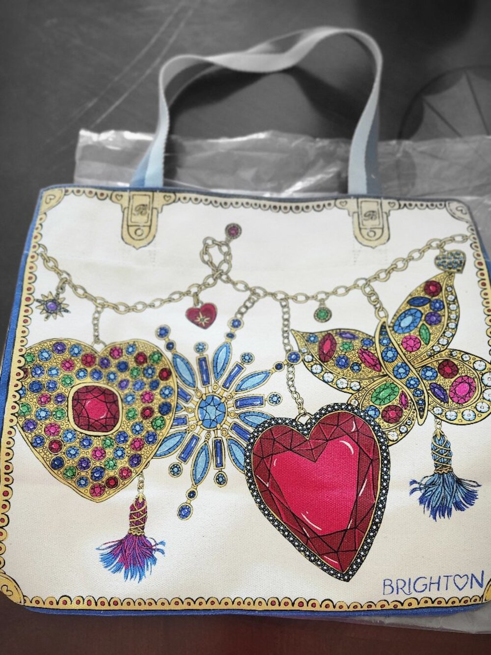 Brighton Glittering Love Tote - NWT
